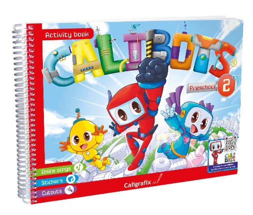 Cuaderno Caligrafix Calibots Preschool Numero 2  Caligrafix