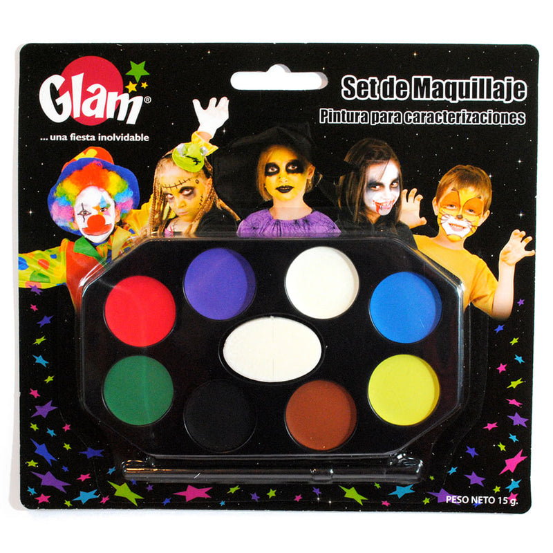 Maquillaje Set 8 Colores 1 Uni Glam