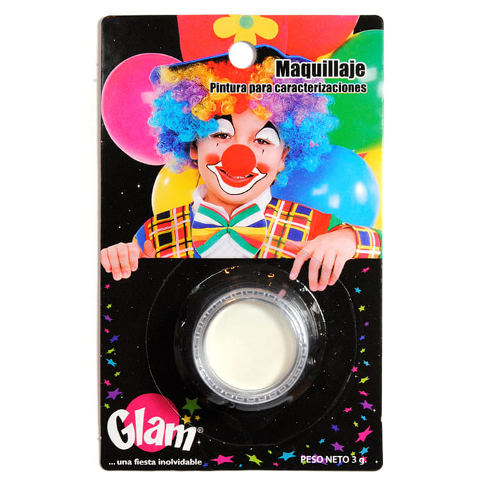 Maquillaje Glam Blanco 1 Uni Glam