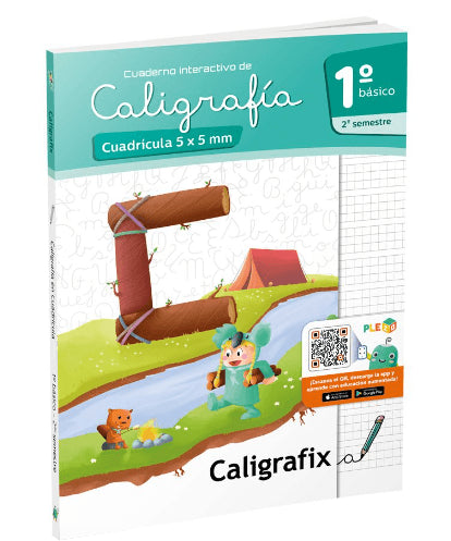 Cuaderno Caligrafia Cuadricula 1 Basico 2 Semestre Caligrafix