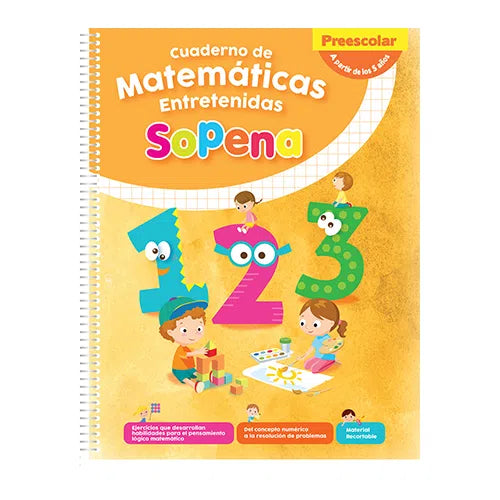 Cuaderno  Actividades  Matematicas  Entretenidas  5  Años Kinder  Sopena