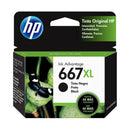 Cartucho De Tinta  667Xl Negro 3Ym81Al Hp