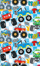 Papel De Regalo 68 x 98 Cm Niño Tractor Paredones