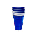 Vasos Plasticoss Bicolor Color Azul 500 Cc 10 Unidades Big Party