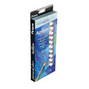 Set Acrilicos En Tubos 12 Colores Torre