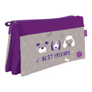 Estuche Triple Pro Niña 3 Diseños Lavoro