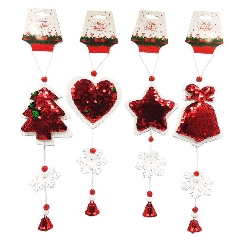 Adorno Rojo Lentejuelas Big Party