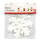 Set 3 Estrella De Nieve 10 Cm Big Party