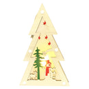 Arbol Navideño 13 X 20 Cm Madera Big Party