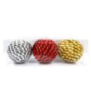 Set 6 Pinos Glitter 8 Cm Big Party