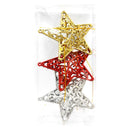 Set 3 Estrellas Glitter 10 Cm Big Party