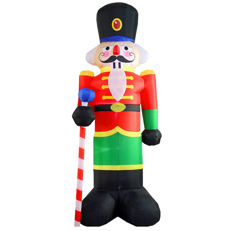 Decoración Soldadito Plomo Inflable Led 240 Cm Fiestamania