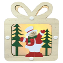 Adorno Madera Caja De Regalo Big Party