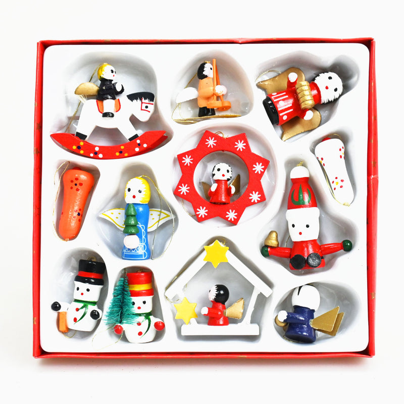 Set Pesebre Madera Navidad 18 x 17 x 2,8 Cm Big Party