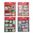 Set 4 Laminas Stickers Navidad Big Party