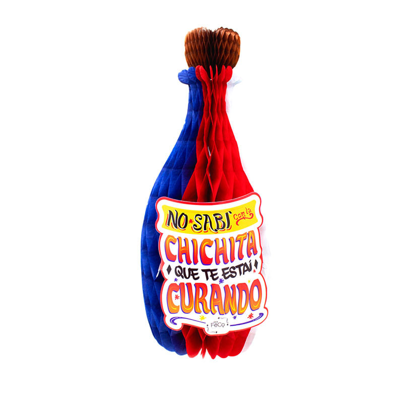 Adorno Dieciochero Botella 1 Unidad Feco
