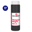 Tempera 250 ml Negro Rhein