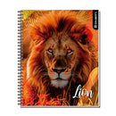 Cuaderno Universitario Wild Life 100 Hojas Cuadros 7Mm Rhein