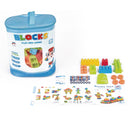 Bloques Didacticos 100 Piezas 21 x 25 Cms Nobel Toys