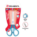 Tijera Escolar Punta Roma Soft Grip 13 Cms Blíster Rhein