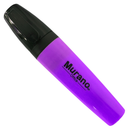 Destacador Escritorio Punta Biselada Morado 1 Unidad Murano