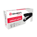 Corchetera Mediana Metal Negra 25 Hojas Rhein