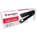 Corchetera Larga Metal Negra 25 Hojas Rhein