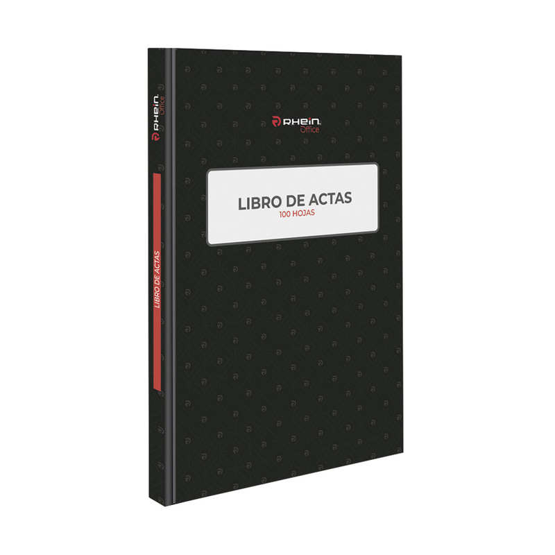 Libro De Acta 100 Hojas Foliado Composicion Rhein