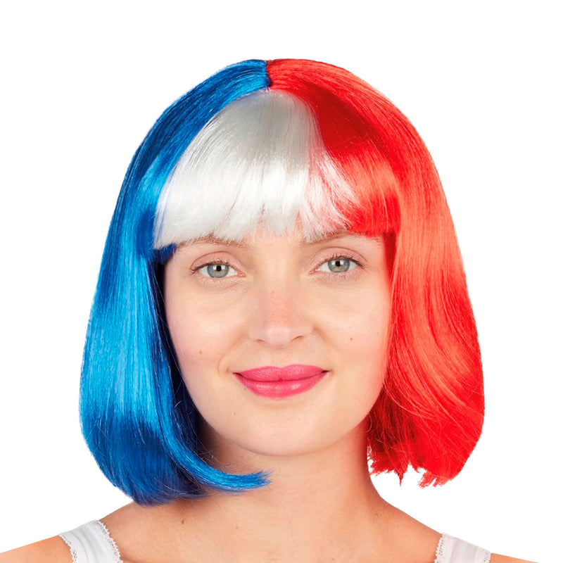 Peluca Melena 3 Colores 100 Gr Fiestas Patrias Big Party