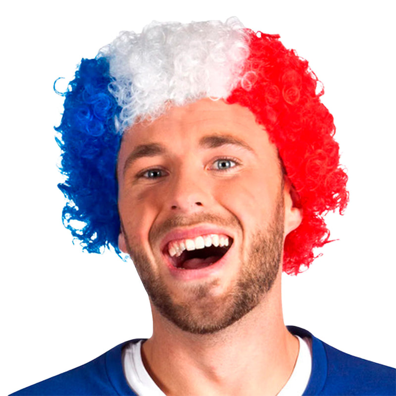 Peluca Payaso Tricolor 100 Gr Fiestas Patrias Big Party