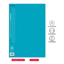 Carpeta Plastica Con Gusano Oficio Datafile Celeste Rhein