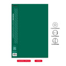 Carpeta Plastica Con Gusano Oficio Datafile Verde Rhein