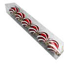 Set 4 Adornos Arbol Rojo Dorado Big Party