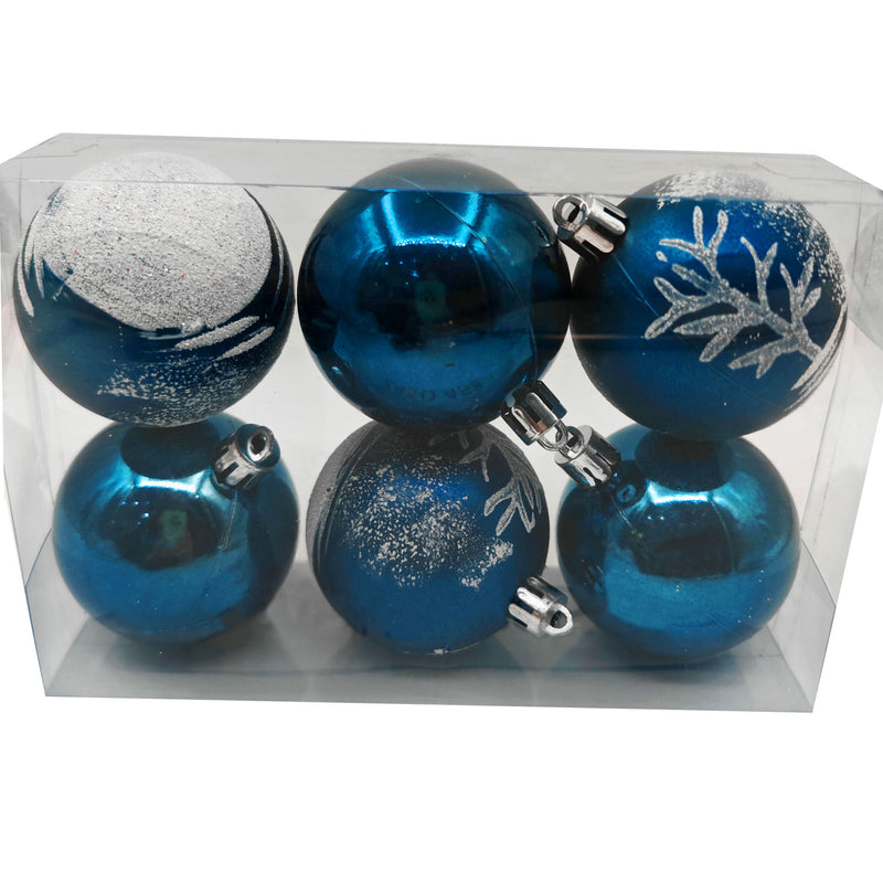 Set 6 Esferas Turqueza Big Party