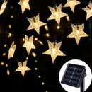Luces De Navidad Estrellas Carga Solar 6 Mt Big Party