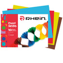 Carpeta Con Papel Seda 8 Colores 10 Hojas Rhein
