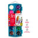 Acuarela Solida 12 Colores + Pincel Rhein
