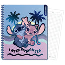 Cuaderno Universitario Stitch Waves 100 Hojas 7 Mm Diseño 1 Rhein