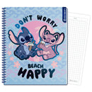Cuaderno Universitario Stitch Waves 100 Hojas 7 Mm Diseño 2 Rhein