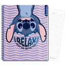 Cuaderno Universitario Stitch Waves 100 Hojas 7 Mm Diseño 4 Rhein