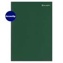 Carpeta Plastificada Con Accoclip Oficio Verde Rhein