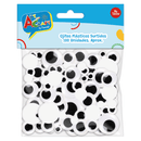 Ojitos Plasticos Surtidos 100 Piezas Art & Craft