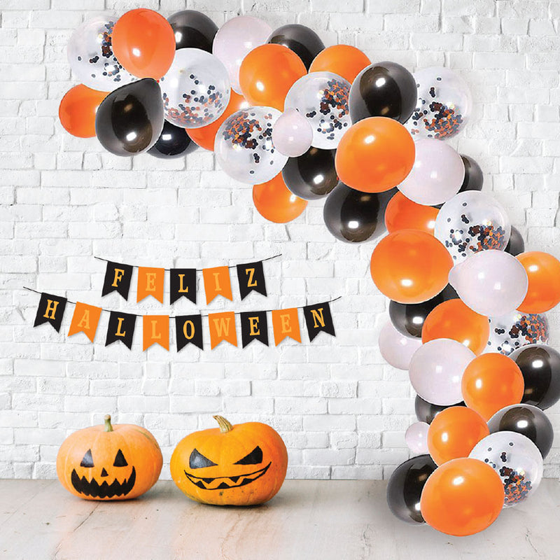 Set Glolos Y Guirnaldas 43 Piezas Halloween Glam